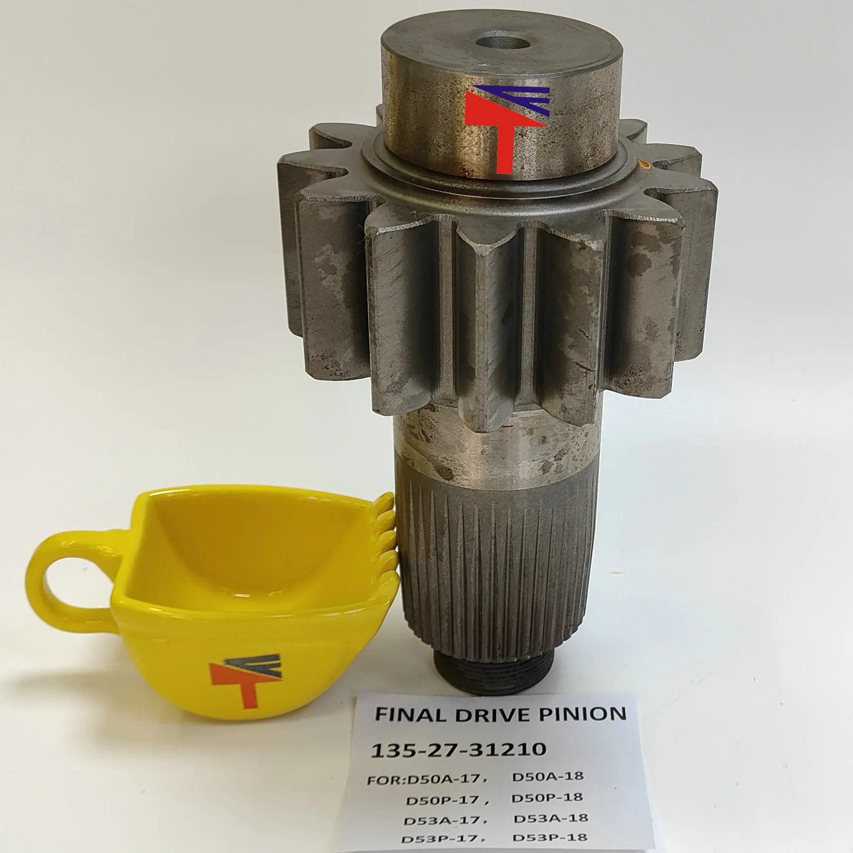 Mechanical Final drive pinion 135-27-31210 for Buildozer D50P-17 D50P-18 D53A-17 D53A-18