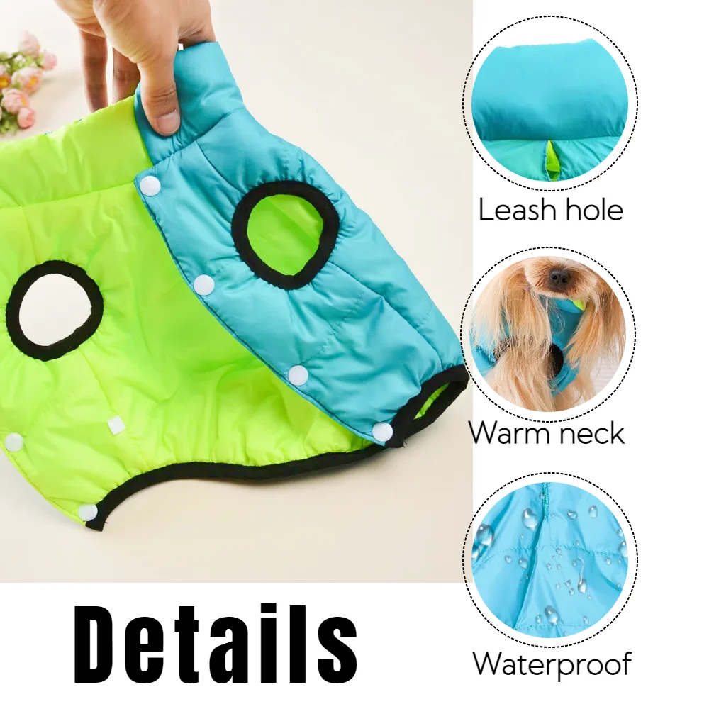 Reversible Cat Clothes For Small Medium Cats Dogs Cute Solid Color Winter Warm Pet Vest Coat Camouflage Print Sphynx Cat Outfits