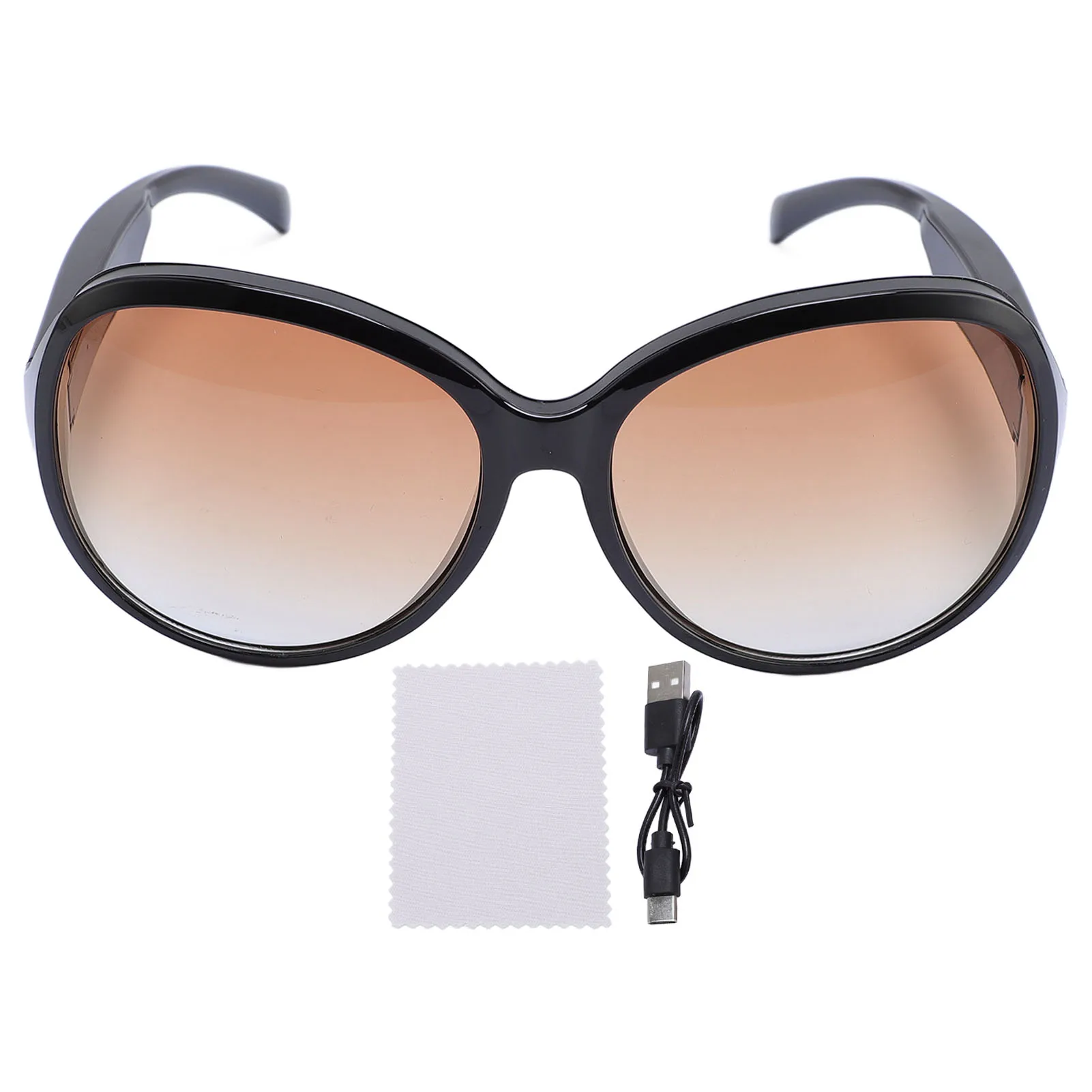 

AI Smart Bluetooth Sunglasses Wireless Headphone Sunglasses Built in Mic Dual Speaker UV400 for Men Women Headphone Sunglasses