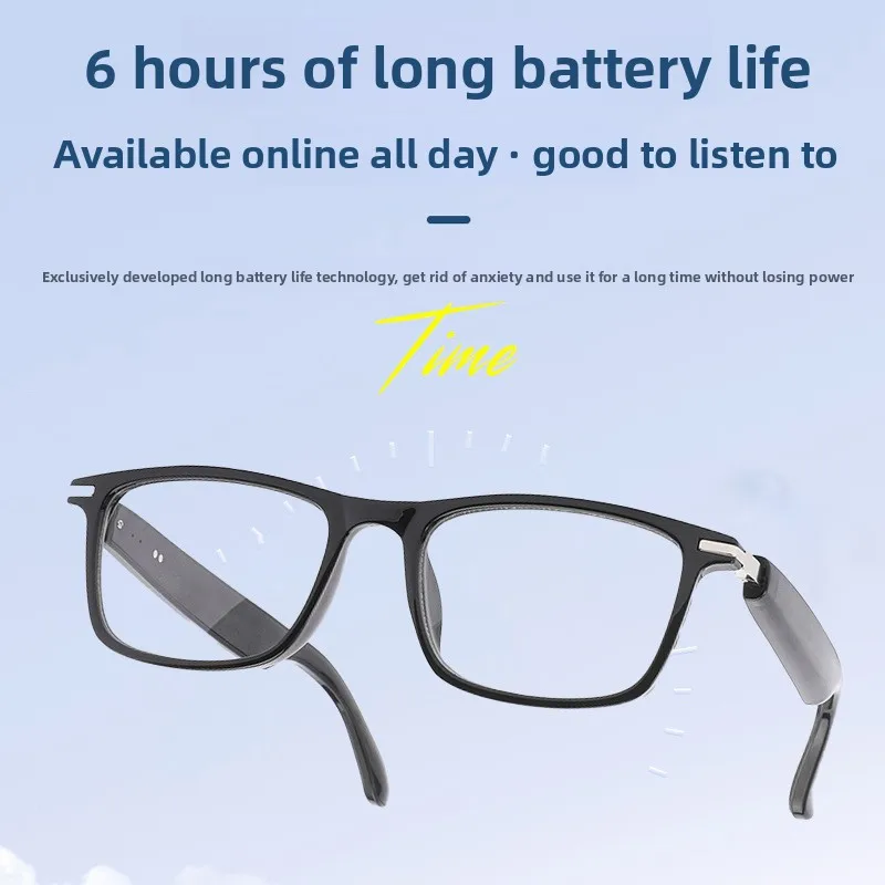 AI Smart Bluetooth Glasses Best-Selling Open-Ear Audio Sunglasses Crystal-Clear Sound & Calls Music,Navigation UltraLong Battery