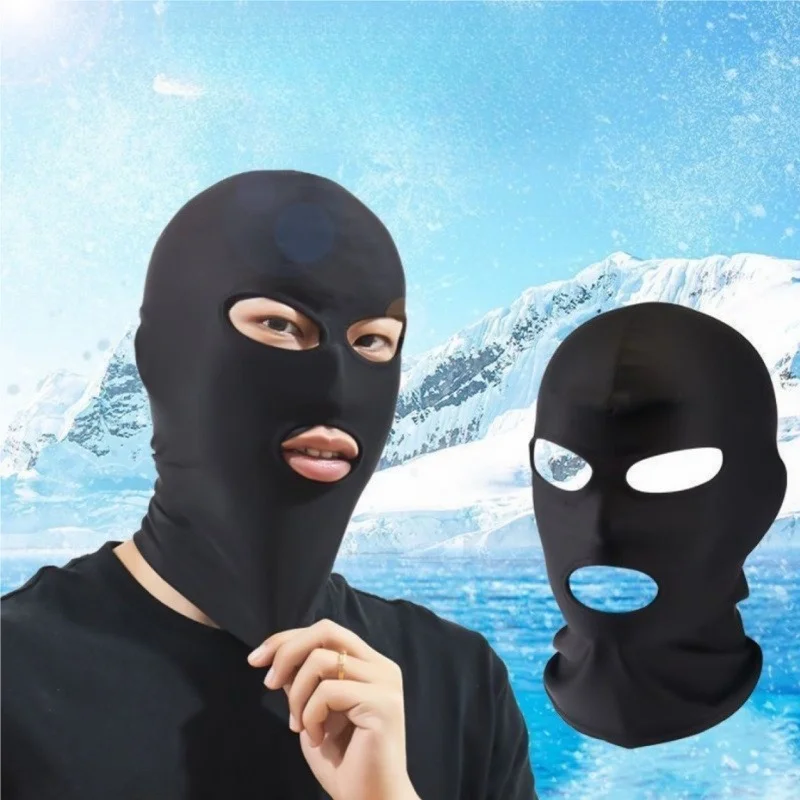 Trendy Balaclava 1/2/3-hole Ski Mask Tactical Mask Full Face Role Play Winter Hat Party Mask Special Gifts for Adult
