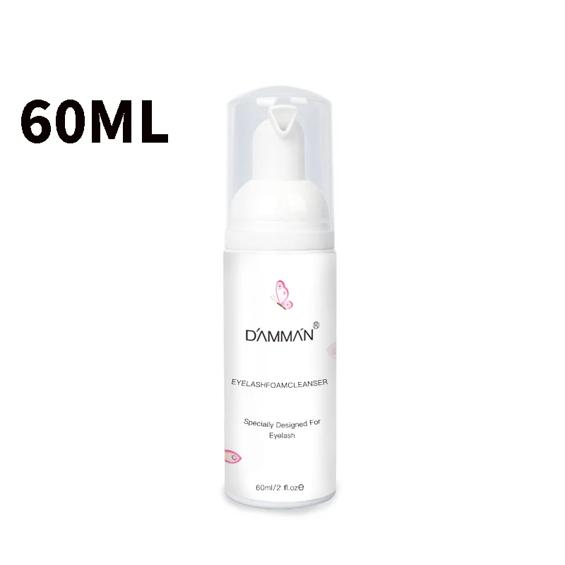 5pcs Eyelash Extensions Concentrate Shampoo Mousse Eyelash Extension Glue Eye Lash Cleaning No Stimulation Makeup Remove Mousse