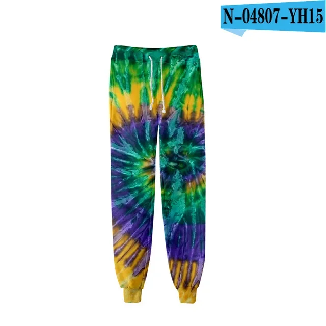Herren-Jogginghose in Blau mit Swirl-Tie-Dye-Muster, Kordelzug, elastische Bündchen, lockere Passform, lässiger Streetwear-Look, ideal für Sport und den Alltag. – Detail 20