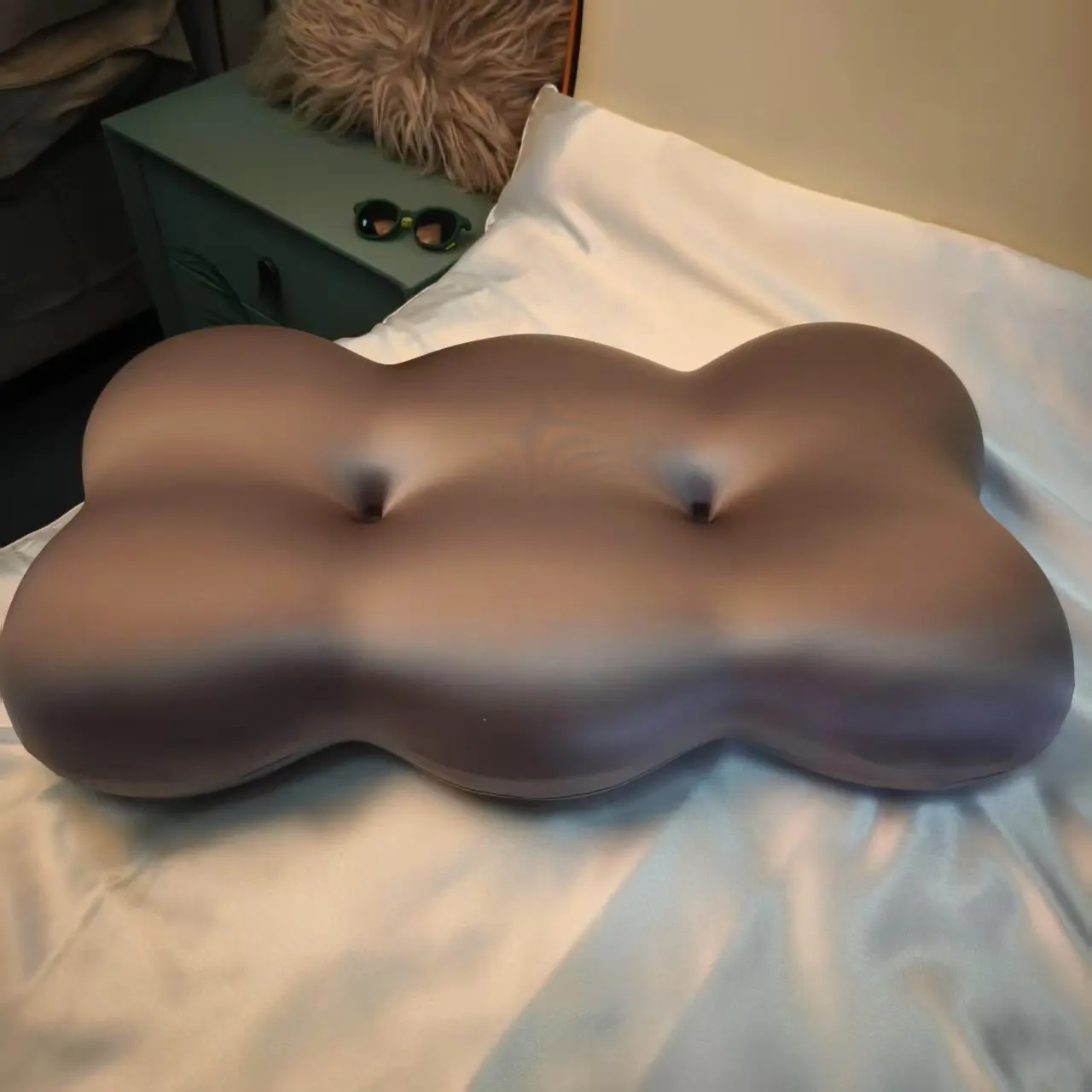 Adult slow rebound candy memory cotton pillow pillow core cervical spine protection can be rolled compressed packaging breathabl