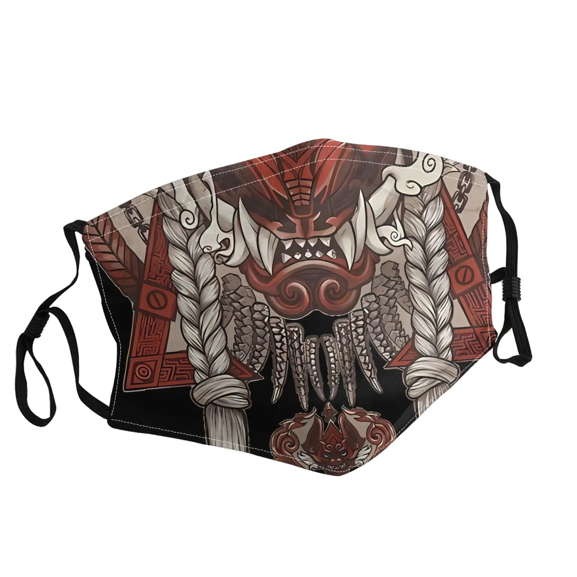 

Japanese Oni Mask Unisex Outdoor Fashion Printed