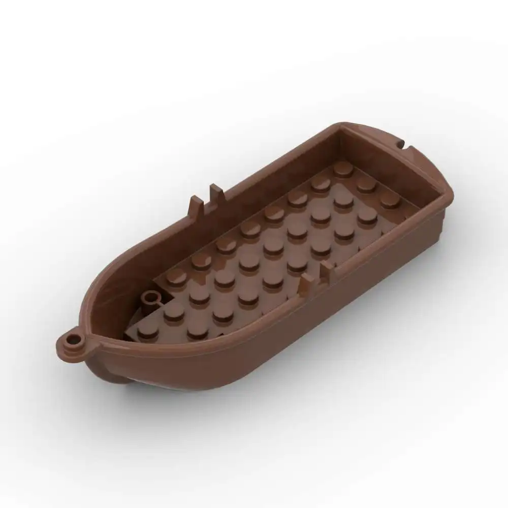 

MOC 1PCS Part Brick Boat 2551 14x5x2 Building Blocks Set 21301 Oarlocks And 2 Hollow Studs Particle Puzzle Toy Birthday Kid Gift