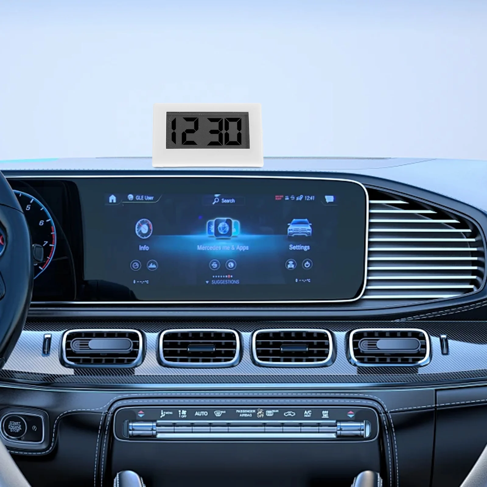 

Clock For Auto Dashboard Vehicle Mini Clock Small Truck Dashboard