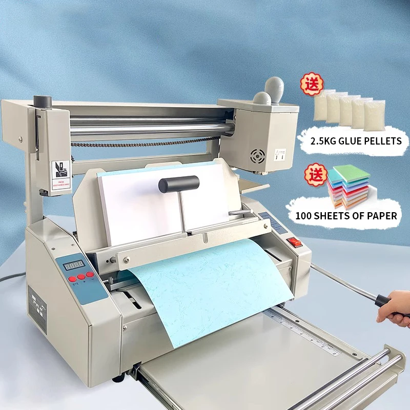 

Переплетная машина для термоплавкого клея, автоматическая машина для переплета клея с постоянной температурой, офисная нежная крышка, создание температуры позвоночника