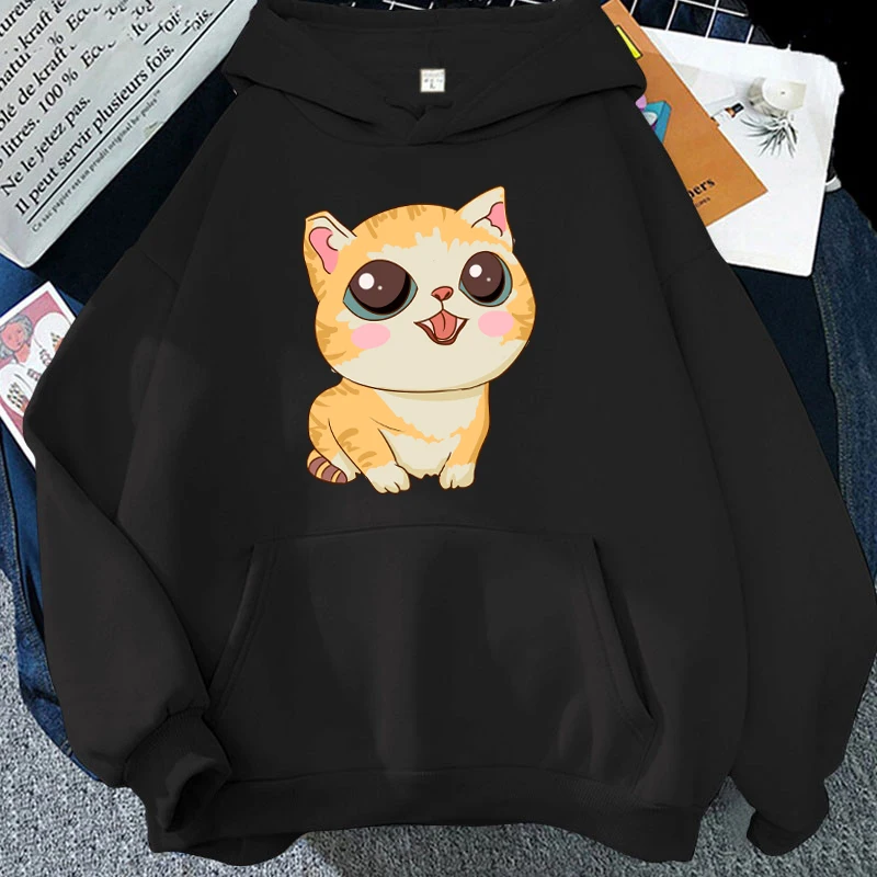 Fashion Unisex Hoodie Cat Hoodies Men And Women Streetwear Pullover Harajuku Tops(Ship in 48 hours)