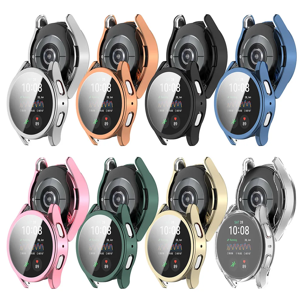 Soft TPU Full Cover For Samsung Galaxy Watch 7 40mm/44mm Screen Protector Bumper Shell Shockproof Protective Bumper Cover Case