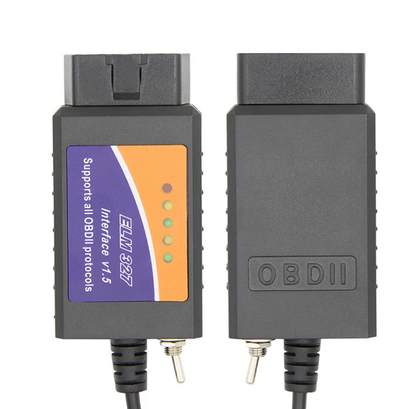 New 100% PIC18F25K80 Chip ELM327 V1.5 USB Switch ELM 327 CAN /MS CAN For Forscan OBD2 Diagnostic Scanner Free Shipping