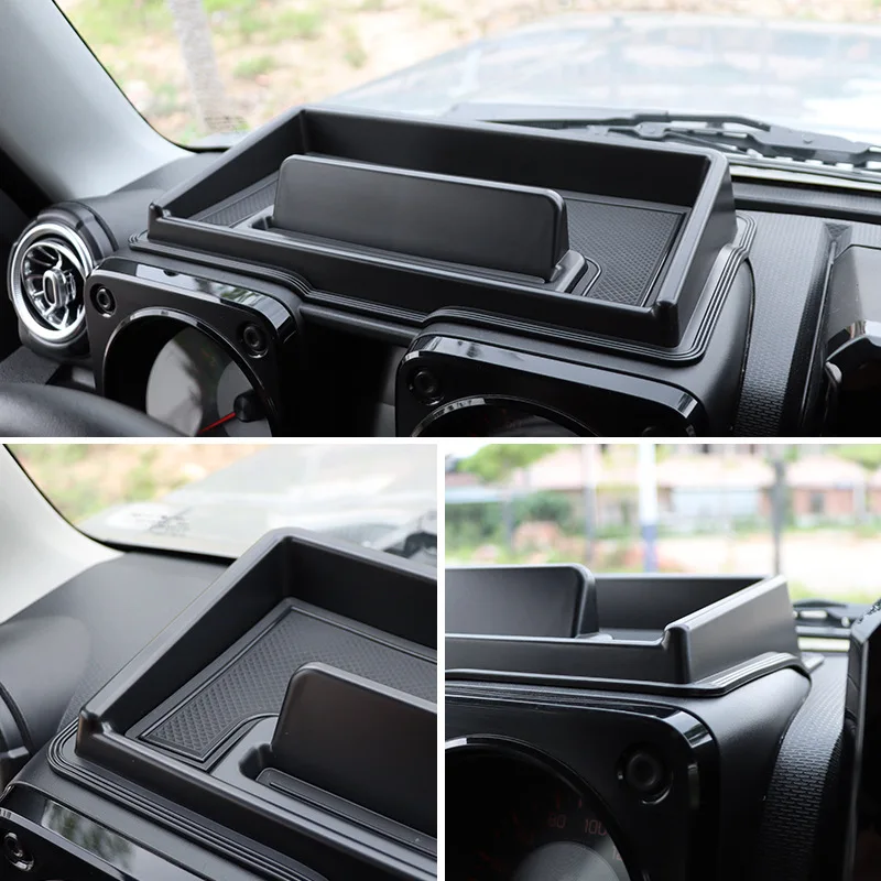 Center Console Dashboard Organizer Tray Phone Holder for Suzuki Jimny JB64 JB74 2019-2026 Storage Tidying Interior Accessories