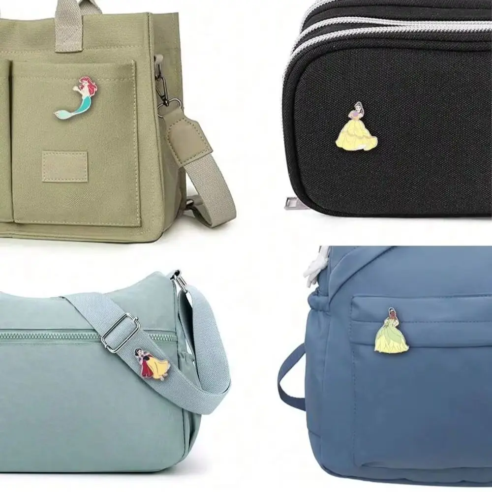 1 Stück offiziell lizenzierte Disney-Sammlerbrosche aus Emaille mit Prinzessinnen-Motiv, exquisites, süßes kleines Geschenk, modisches Accessoire – Detail 5