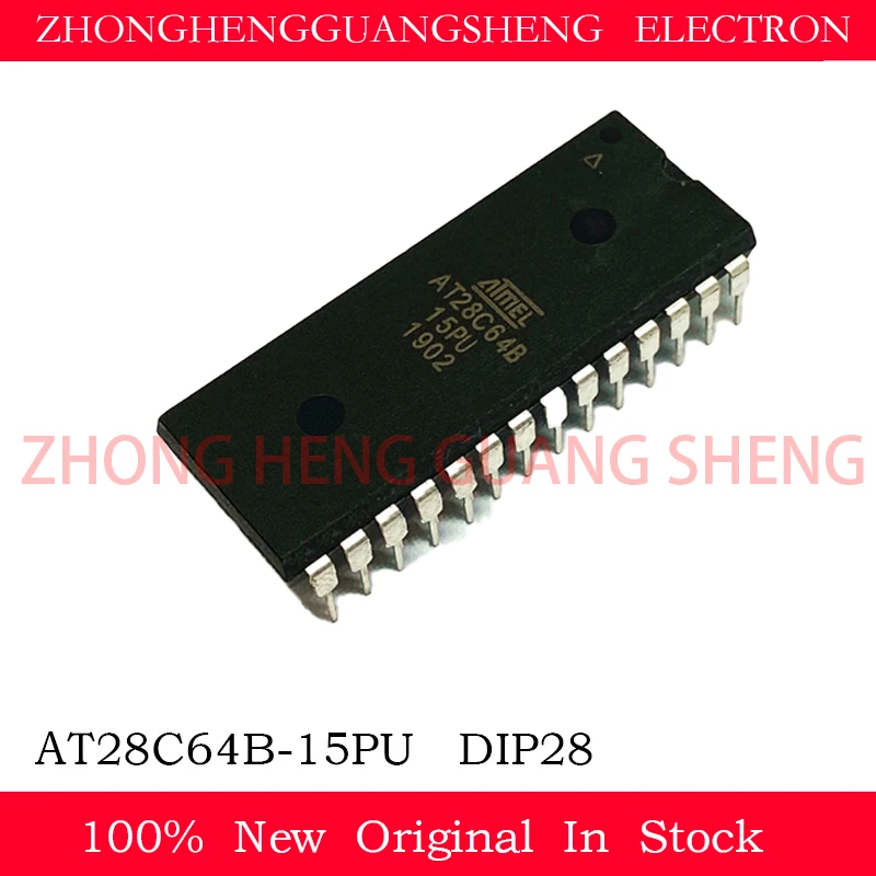 

1-5Pcs New AT28C64B-15PU AT28C64B DIP28 EEPROM Memory IC Chip In Stock Wholesale