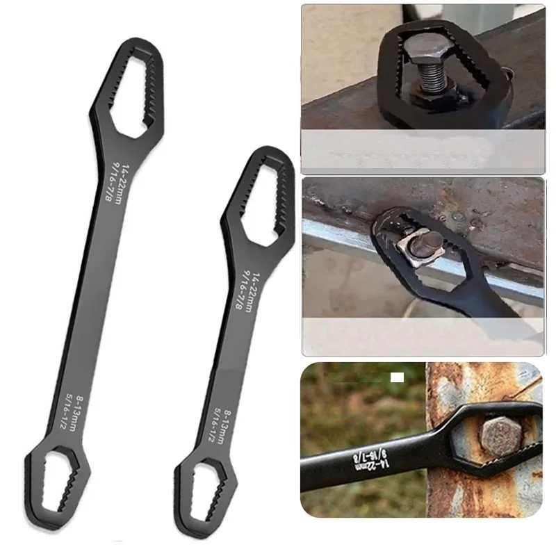 3-17mm Universal Torx Wrench Adjustable Multifunction Wrench Board Double-head Multipurpose Torx Spanner Repair Hand Tools