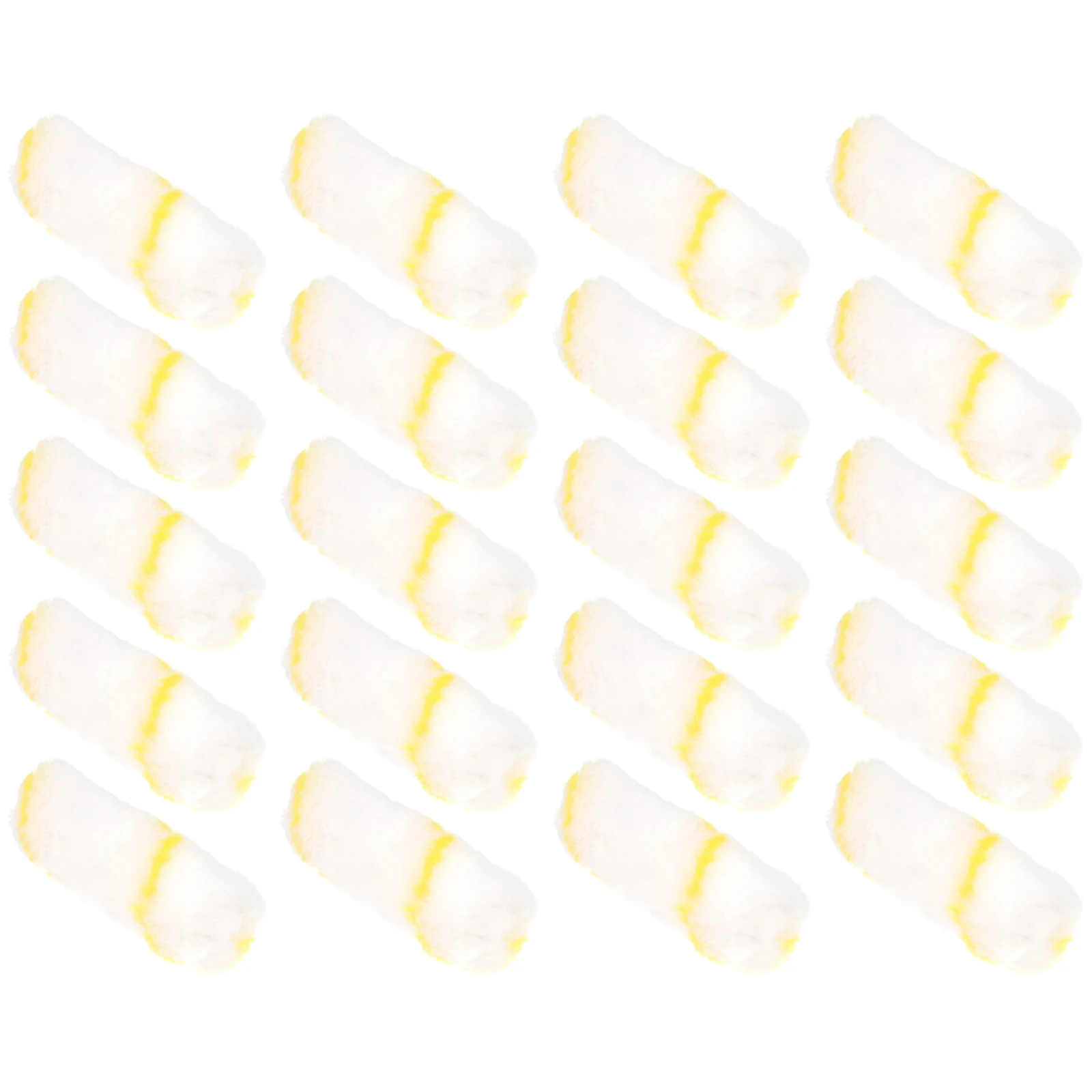 

20pcs Roller Cover 4 Inch Mini Rollers Wall Decor Tools Foam Covers Smooth Surface Latex Paint Easy Operation Fast Work Hard