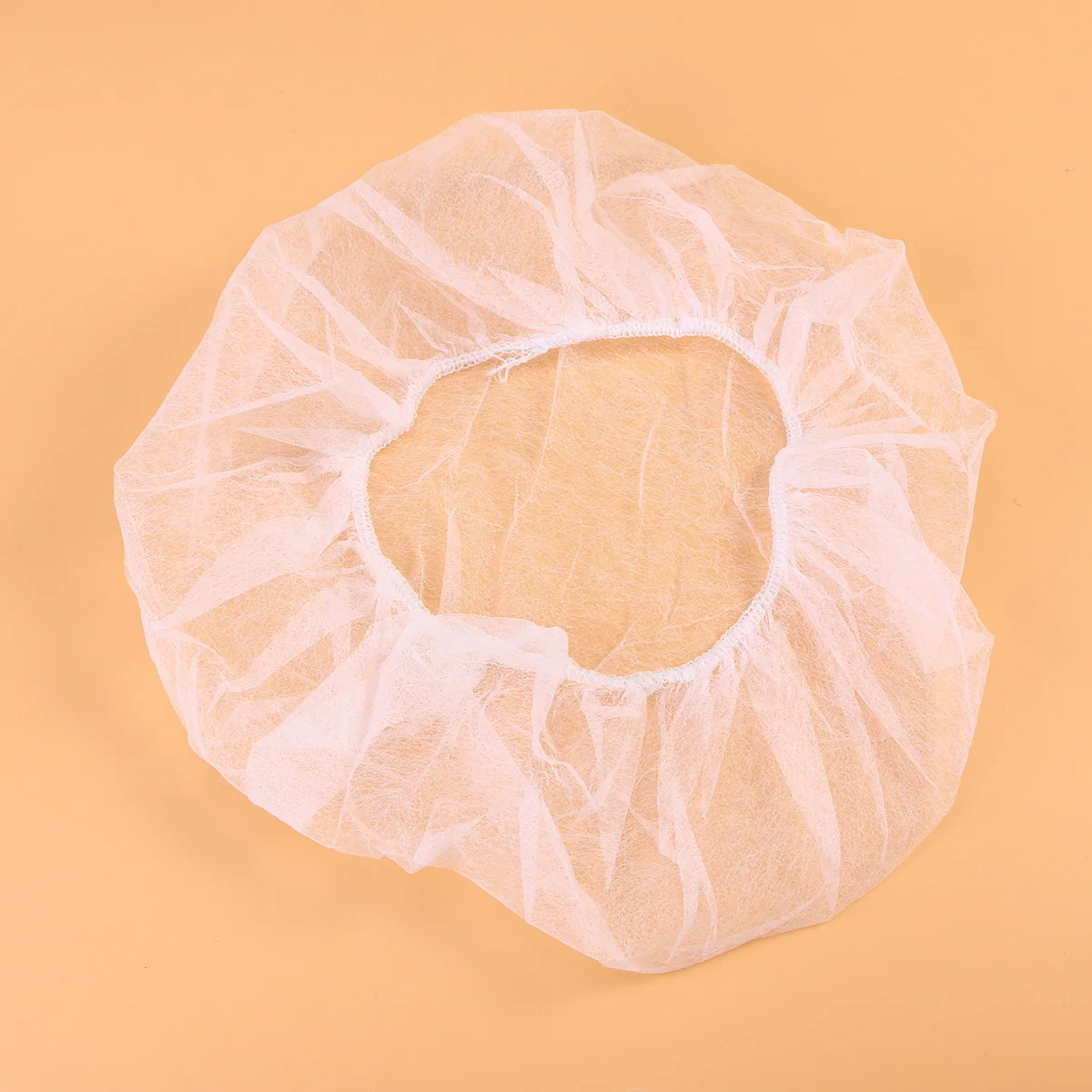 

100pcs Disposable Hair Net Inch Lightweight Non-Woven Breathable Full Coverage Elastic Fit Lint Free For Salon Medical