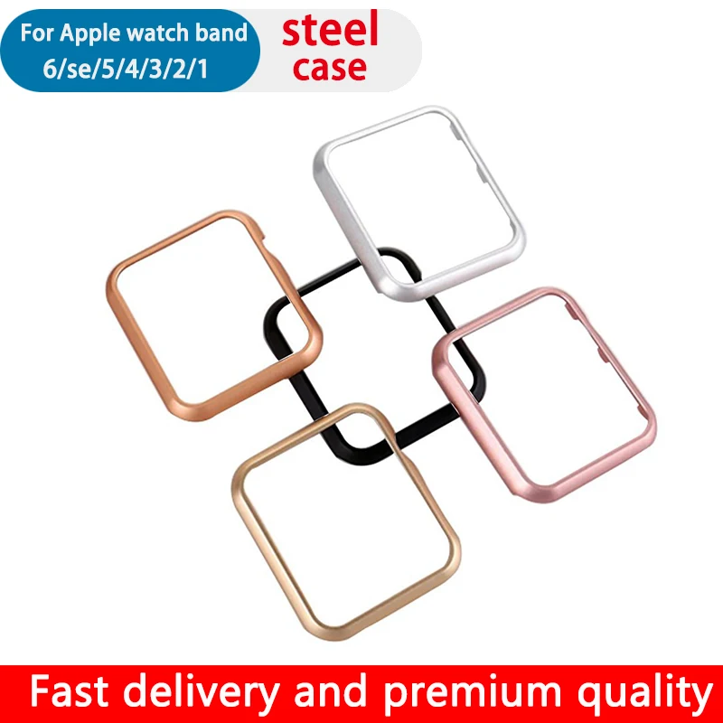 Aluminium Cover for Apple Watch Ultra 49MM 8 7 6 5 Case 45mm Matte Bumper Frame IWatch Series 6 Se 5 4 3 Protector 38 40 42 44mm