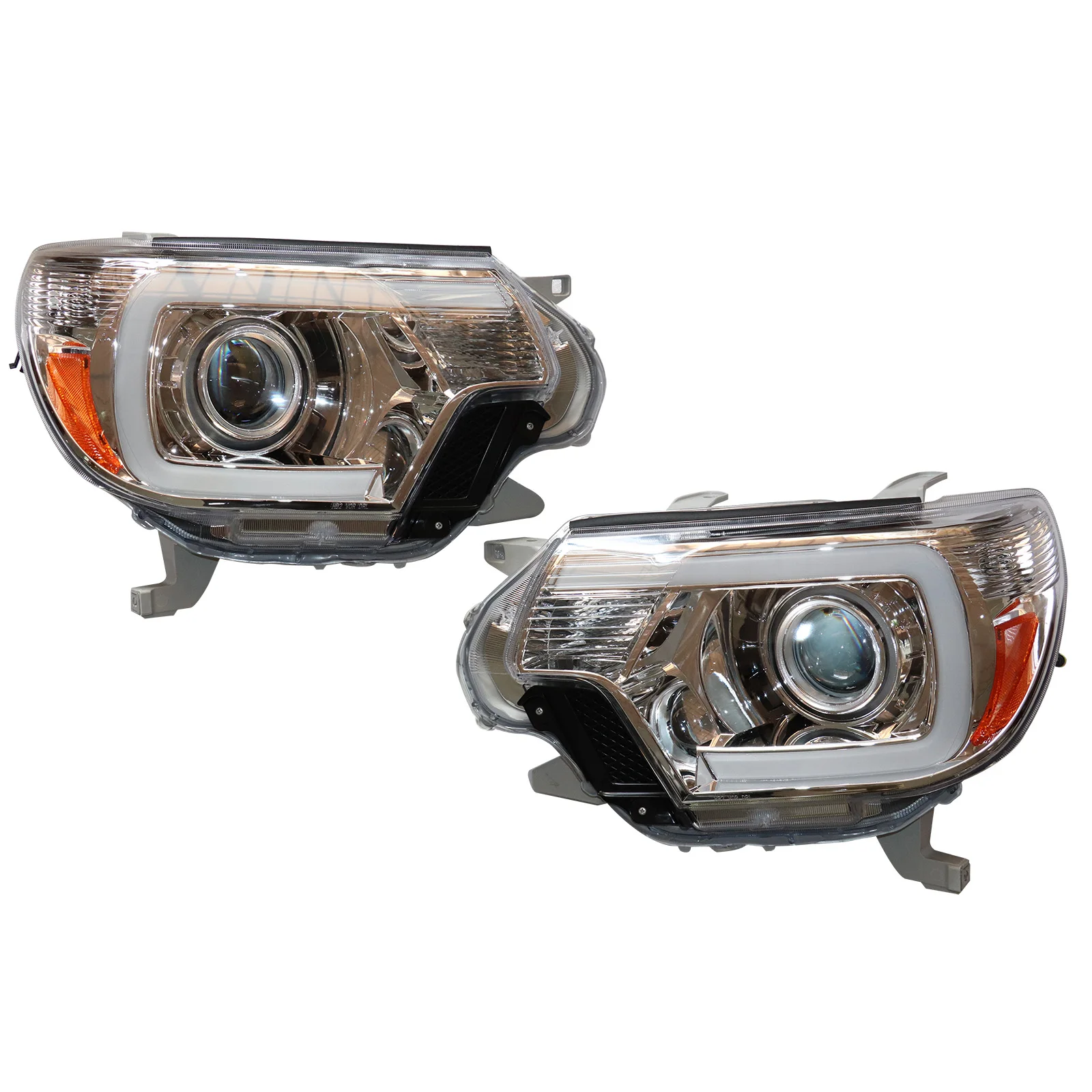 

Clear Projector Left&Right Halogen W/LED DRL Headlights Lamps For 2012-2015 Toyota Tacoma