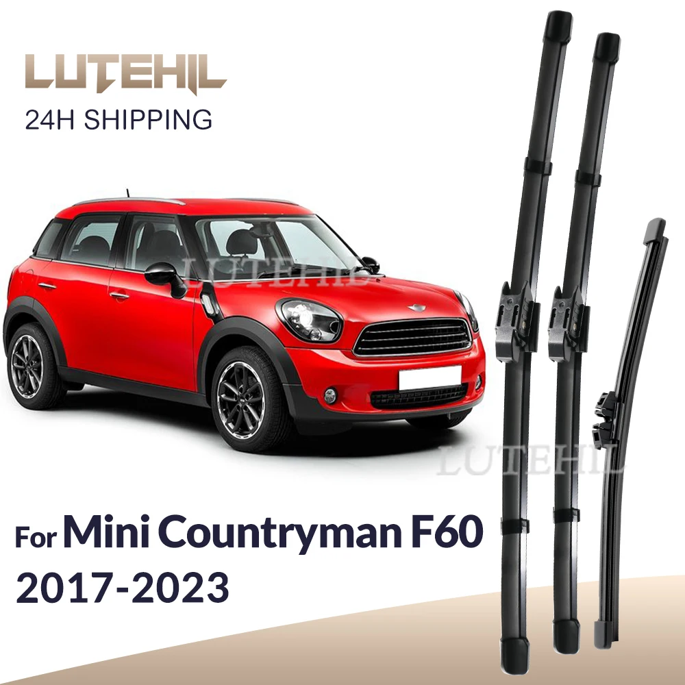 

For Mini Countryman F60 2017-2023 2018 2019 2020 Wiper Front&Rear Wiper Blades Windshield Windscreen Window Brushes 23"+21"+10"
