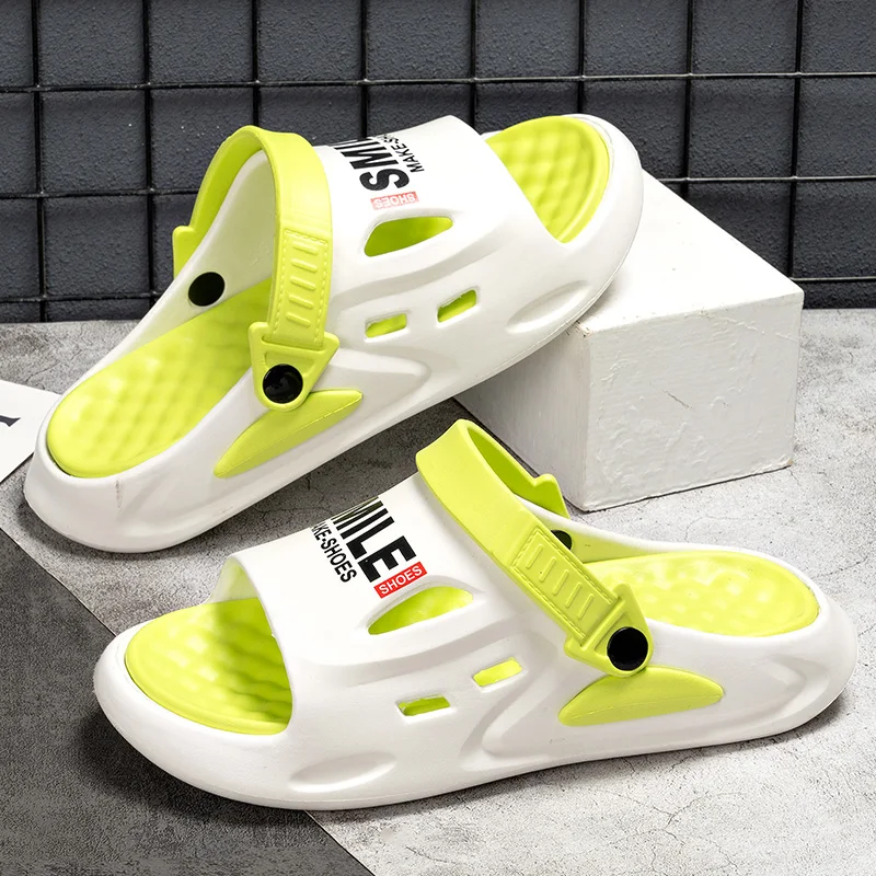 Women\'s Slippers Summer Outwear Trendy New Outdoor Anti slip Beach Driving Two Wear Sandals Men\'s Style