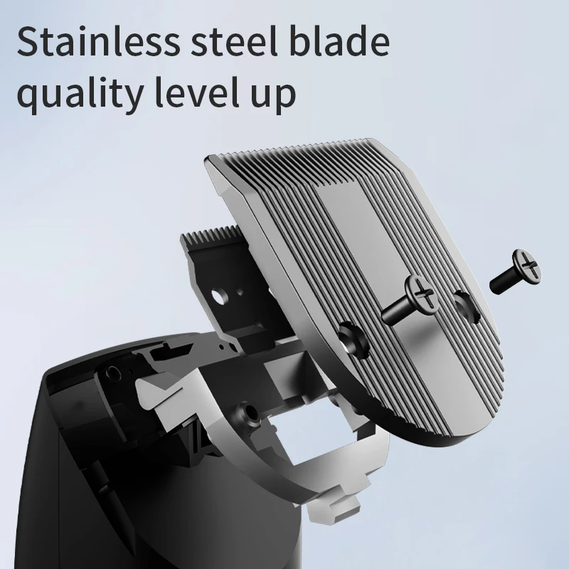 Resuxi 652 قابلة للشحن منخفضة الضوضاء صالون الحلاقة مقص الشعر اللاسلكي T شفرة المتقلب الرجال المهنية 2 قطعة مجموعة