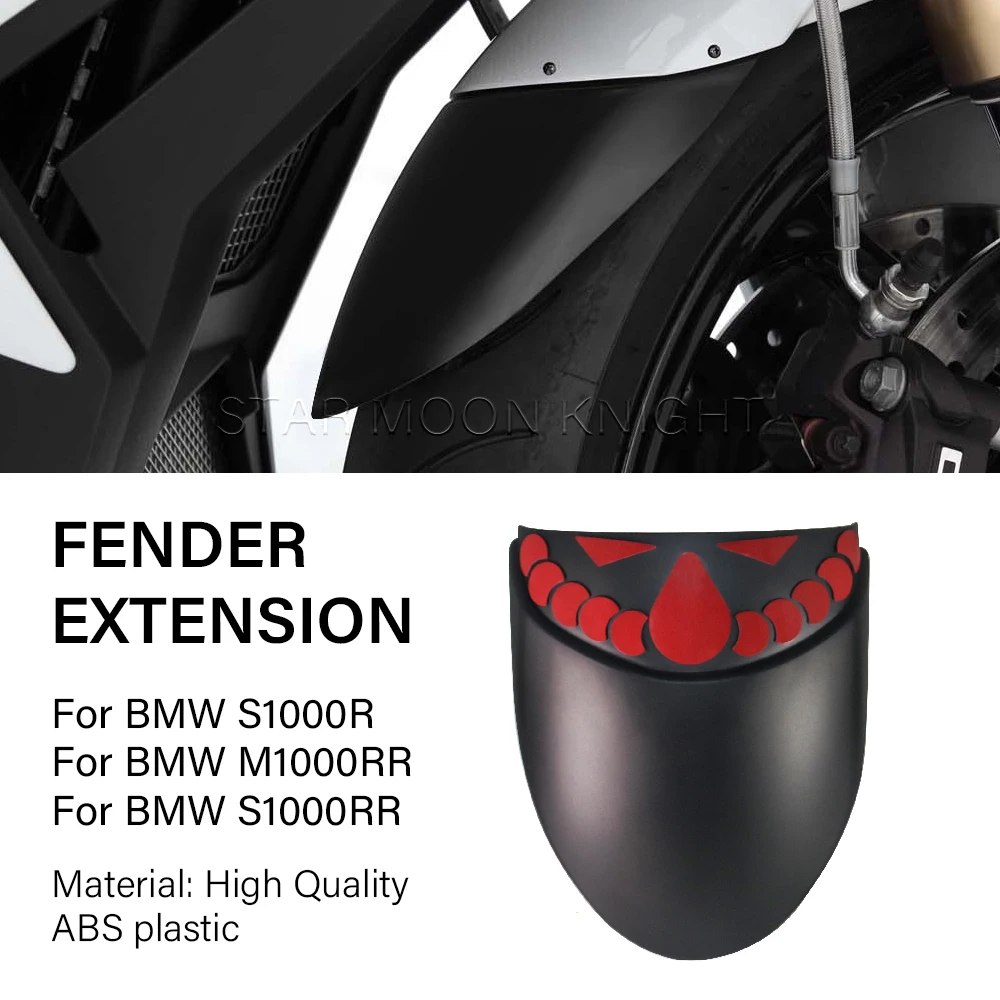 EXTENDA Crack FENDER For BMW M 1000 RR S1000 R S1000R 2021- S 1000 RR 2019 -Motorcycle Fender Extension Front Fender Mudguard