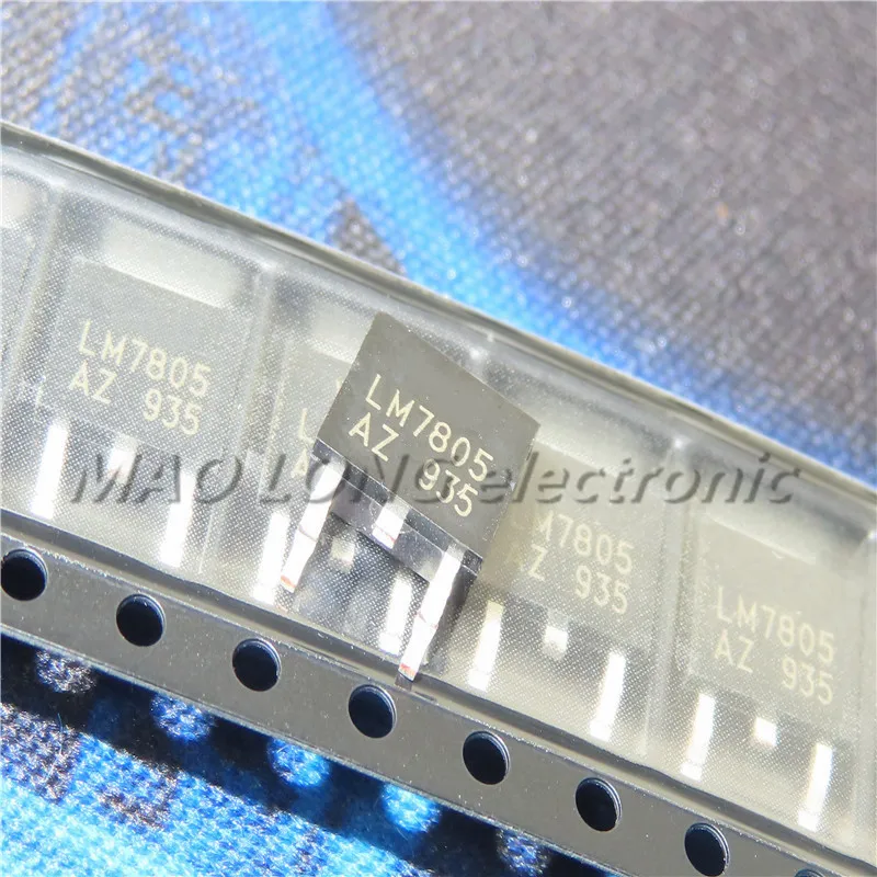 10PCS/LOT LM7805  LM7805AZ TO-252 voltage regulator triode regulator tube New In Stock Original Quality 100%