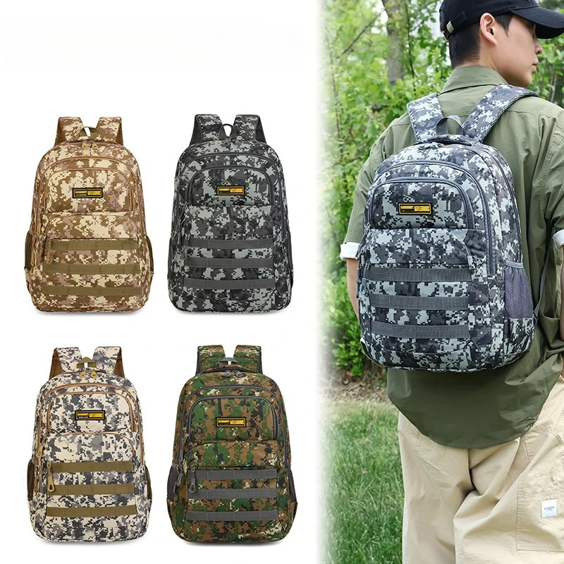 

Backpack Men's Large Capacity Backpack Outdoor Camping Mountaineering Sports Backpack Camouflage Tactical Backpack