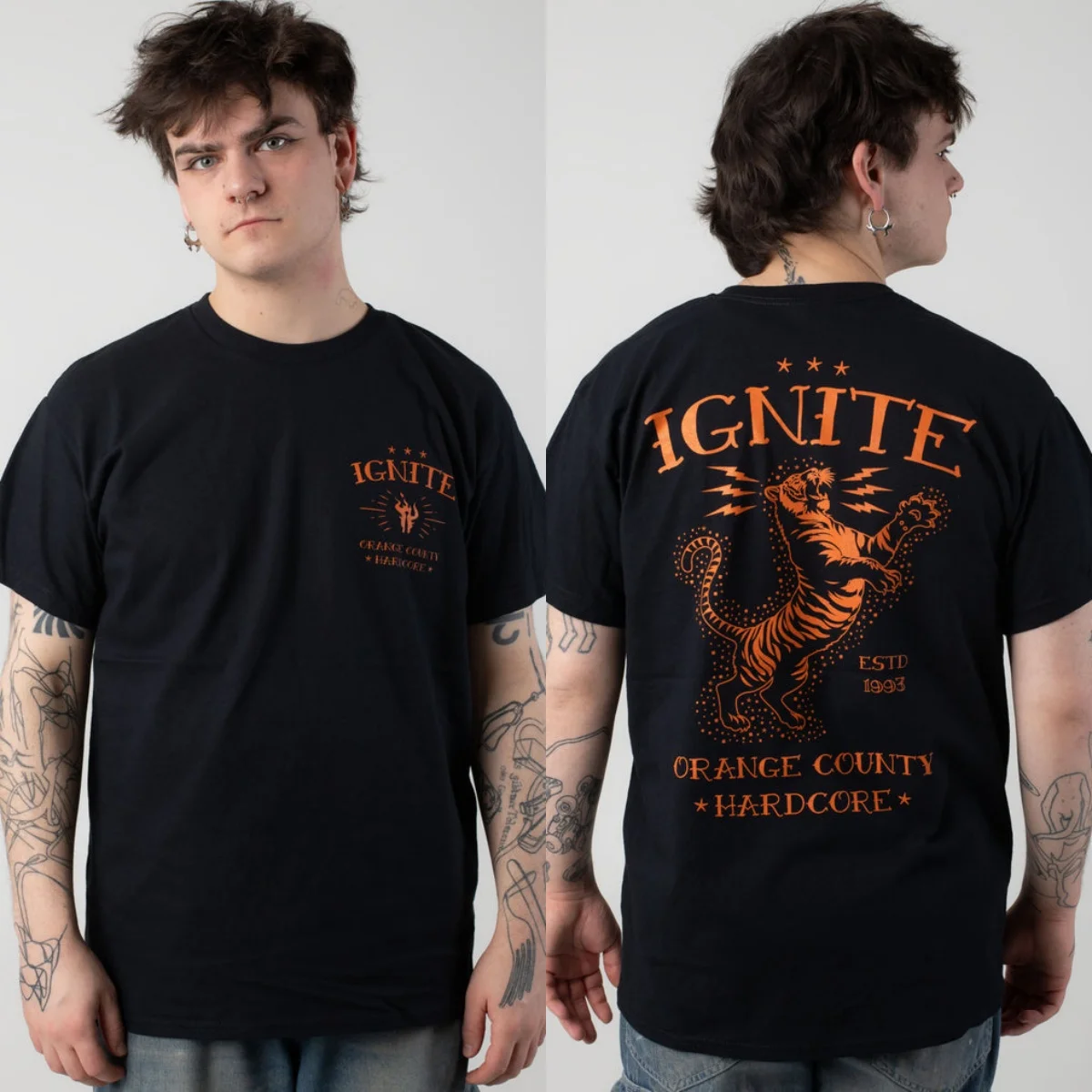 Pop Ignite Graphic Cotton T-shirt Unisex Summer Short Sleeve Fashion Brand Tee Luxury Casual Vintage Tees