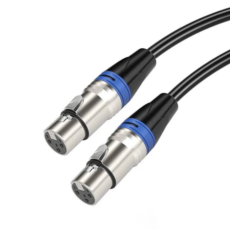 Professional XLR Cannon Audio Cable Male to Female Mic Cord for Studio Mixer Speaker