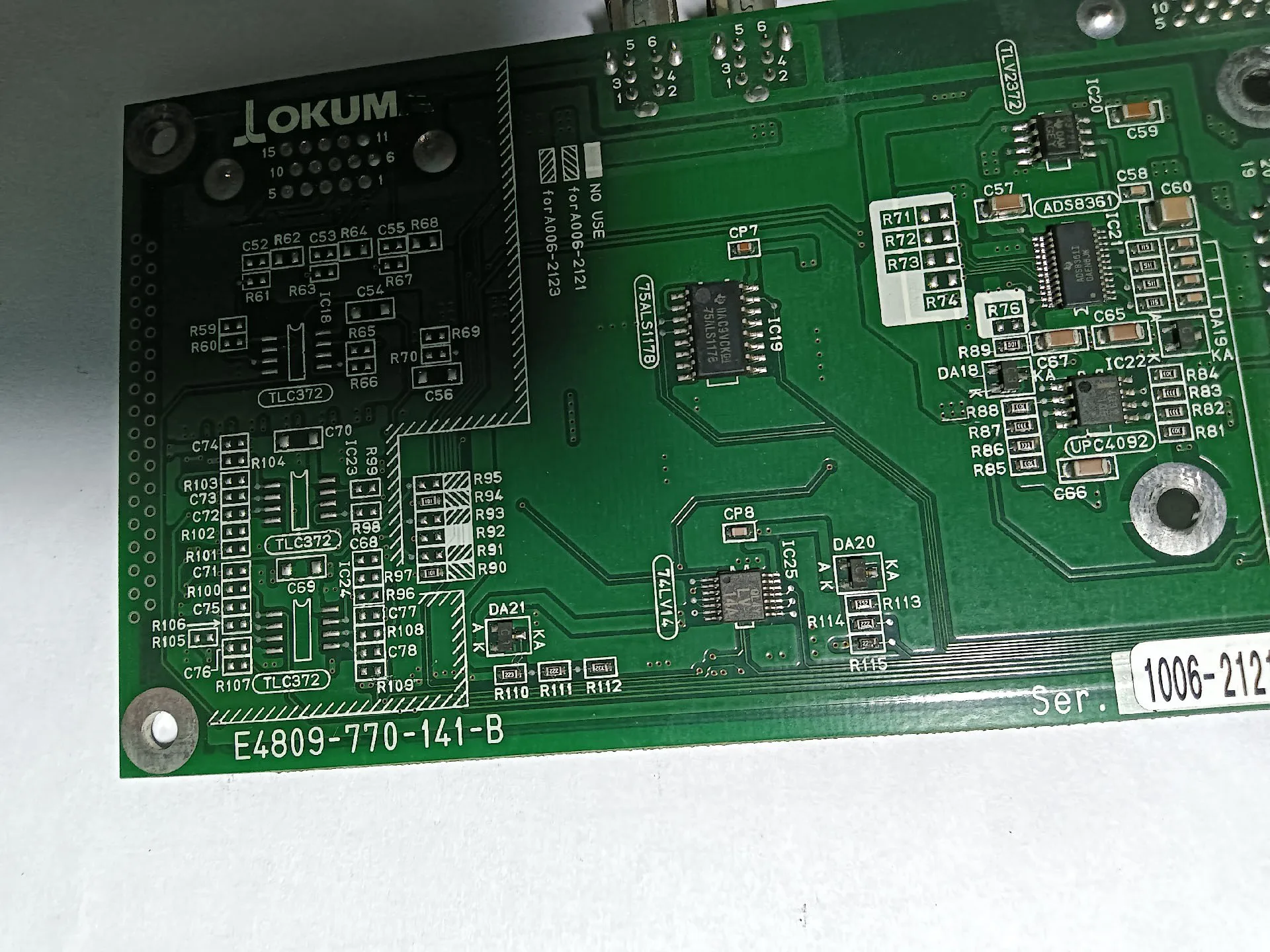 E4809-770-141-B コントローラボード OKUMA MIV08A-1-B5用