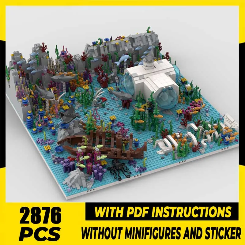 

Modular City Building Model Moc Building Blocks Modular Ocean Model Technology Bricks DIY Assembly Holiday Toy Set Gifts