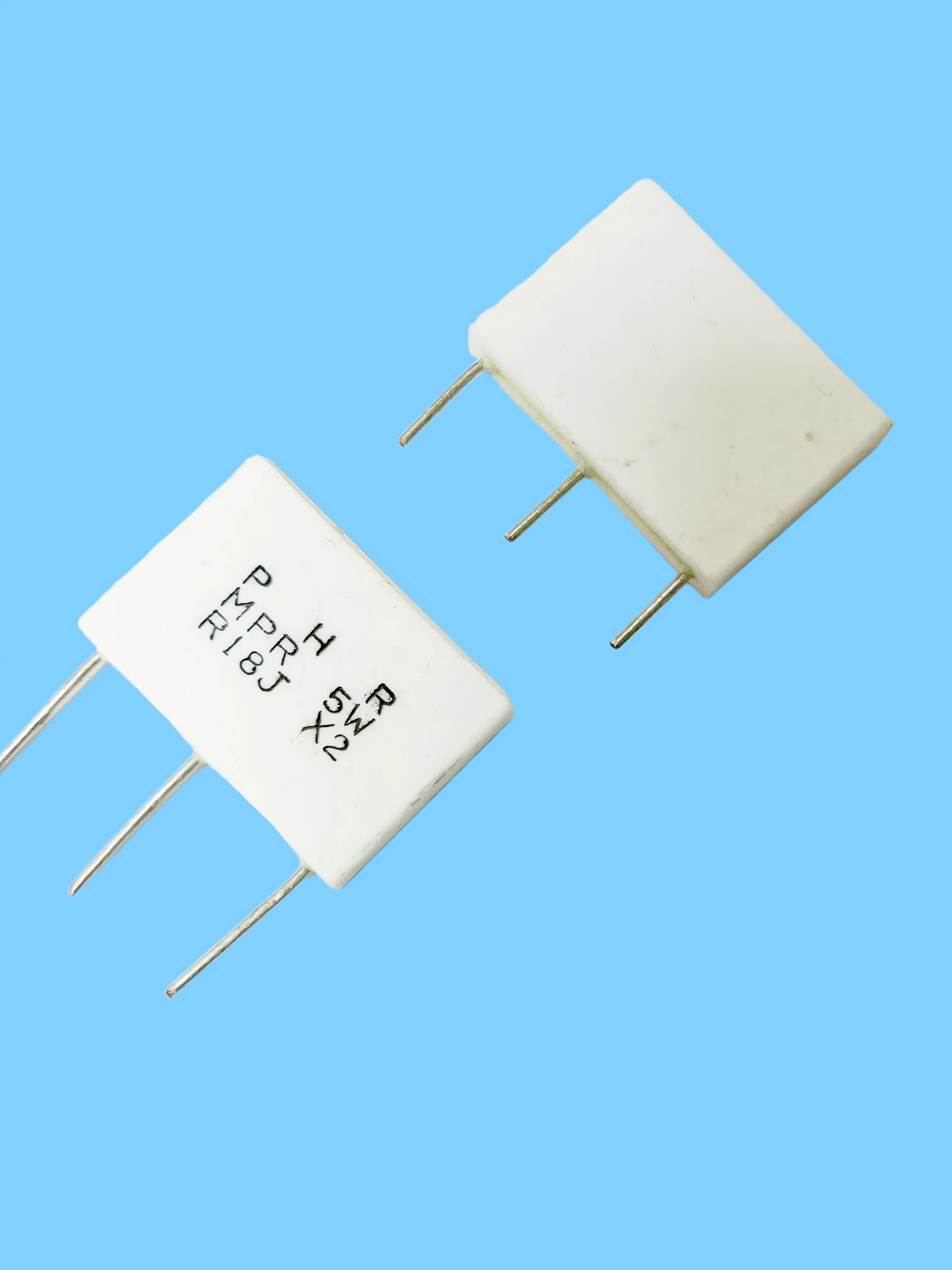 2Pcs P H R  MPR 5W 0.18R 0.22R 0.33R 0.47R Twin Non-inductive Tripod Cement Resistor image 3