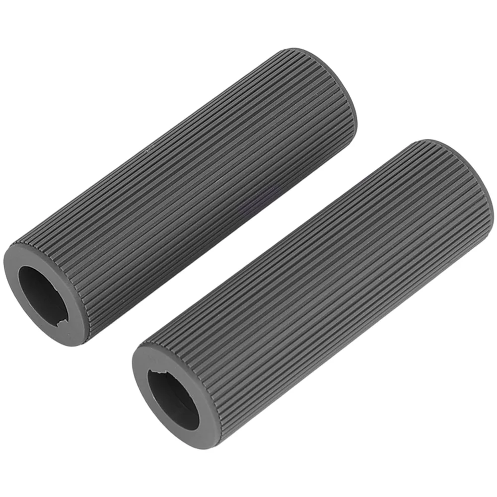 Anti-slip Scooter Handles Electric Scooter Rubber Grip For Daily Commuting Gray Non Slip Texture Fatigue Reducing Material