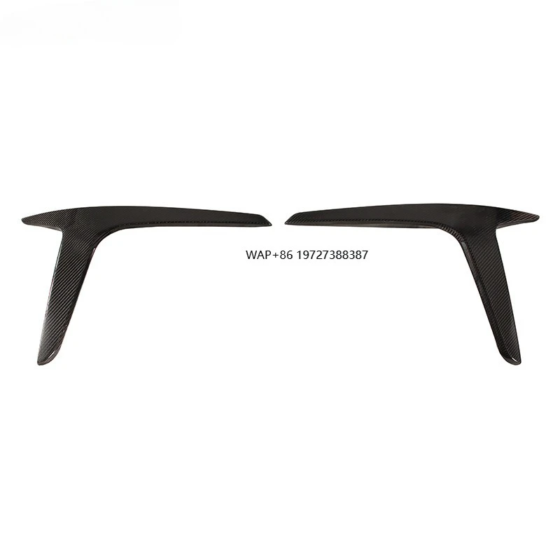 

Paktechz Prepreg Carbon Fiber Body Kit Front Spoiler Ver.2 Bumper Trim Aviation Parts for MC20