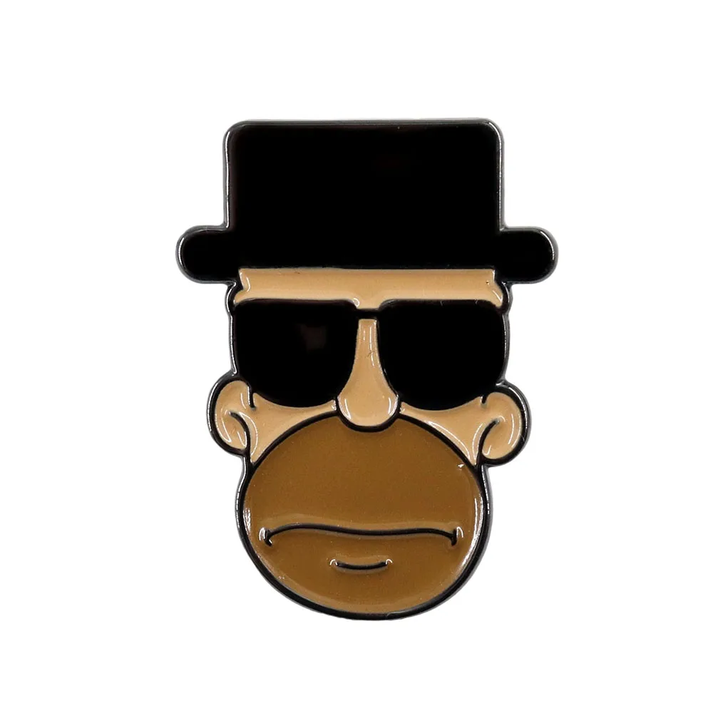 بروش شخصية محيطية لشارة Breaking-Bad-Heisenberg للفيلم والتلفزيون