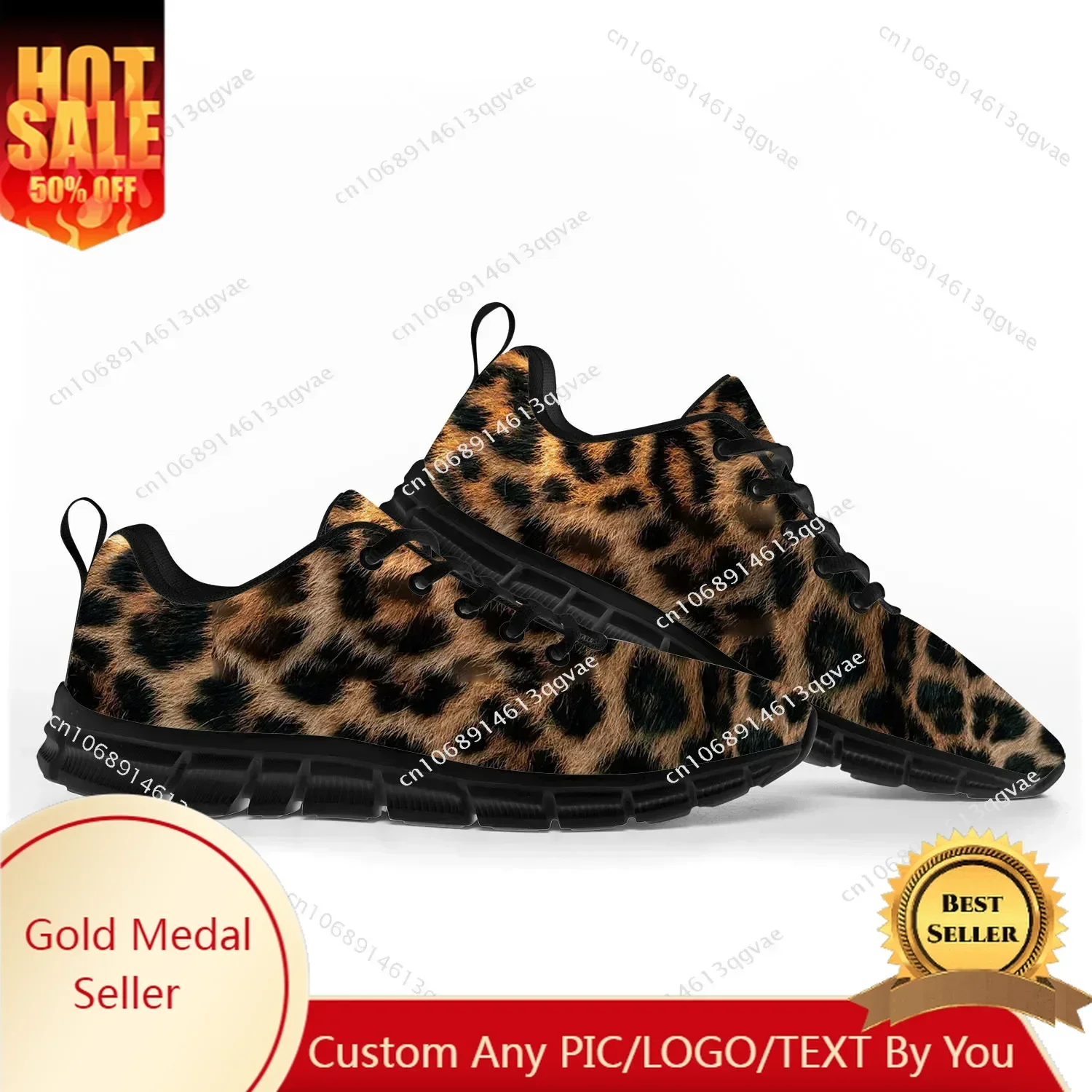 

Leopard Print Fashion Sports Shoes Mens Womens Teenager Sneakers Tide Printed Causal Custom Quality Couple Shoes