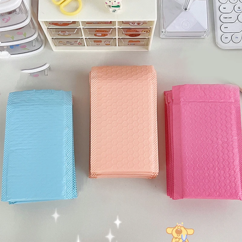 10Pcs Bubble Mailers Padded Envelopes Packaging Waterproof Bags Shipping Bags Festival Gift Packaging Supplies