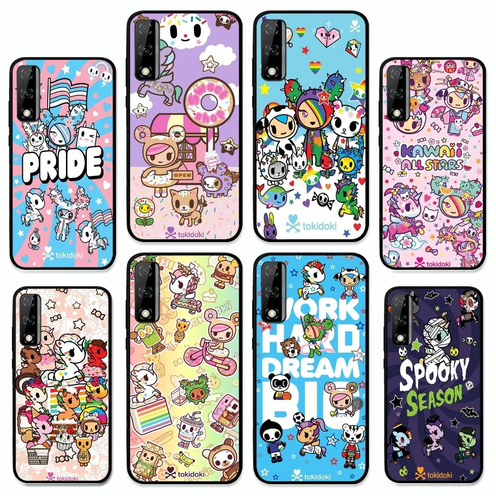 Japan T-Tokidokis Phone Case For Huawei Y9 6 7 5 Prime Enjoy 7s 7 8 Plus 7a 9e 9plus 8E Lite Psmart Shell