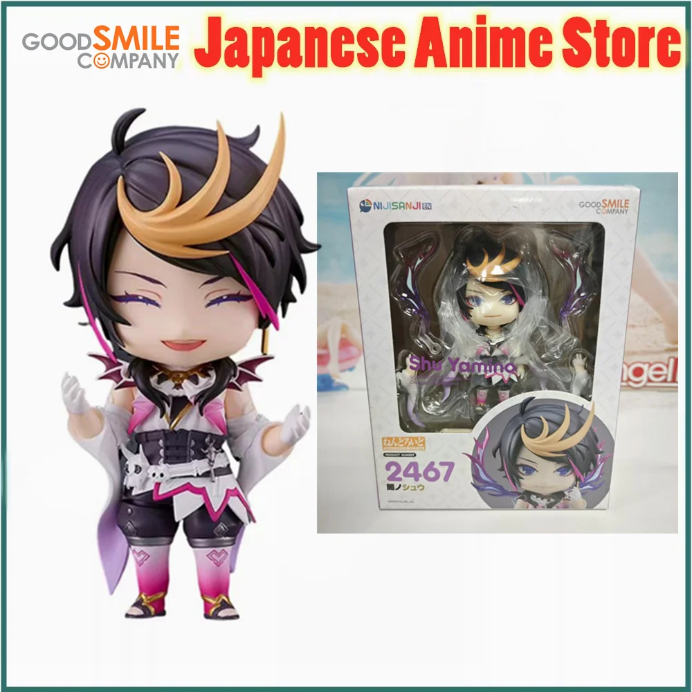 

В наличии оригинальная аниме-фигурка Bandai, версия гуманоида 2467 NIJISANJI EN Shu Yamino, ПВХ фигурка, коллекционные игрушки, кукла