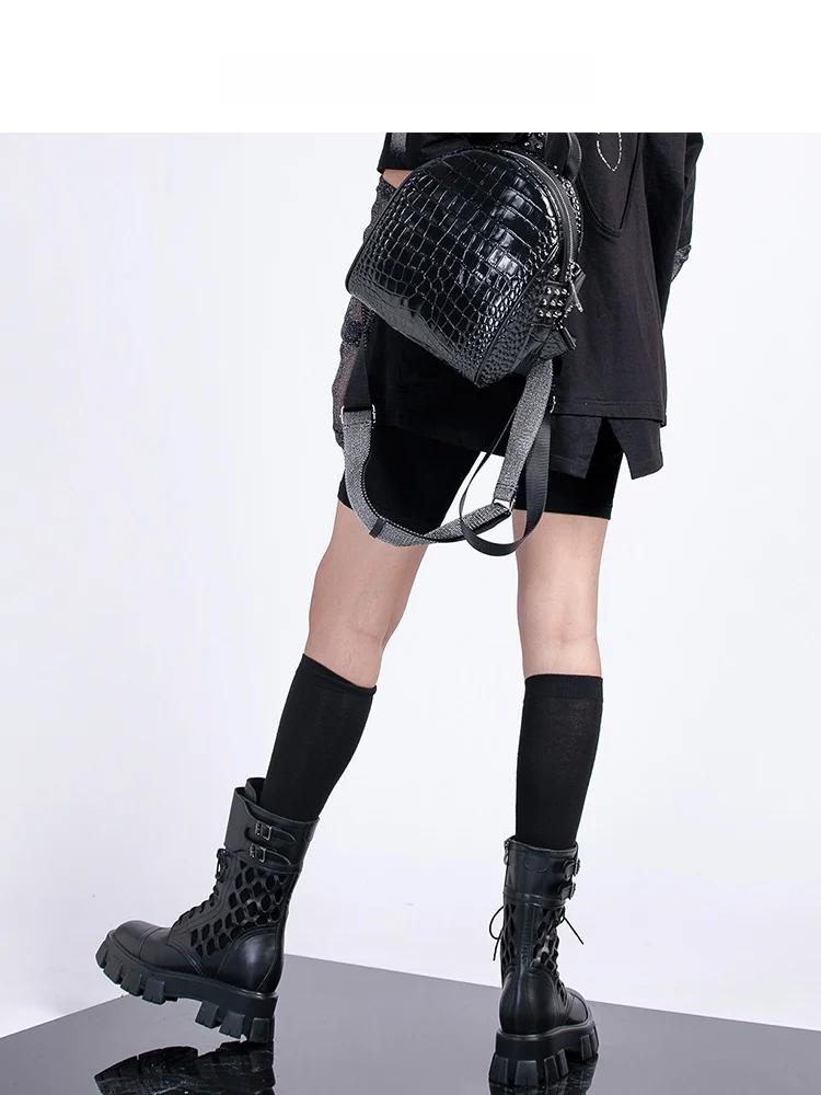 

La Pargay Summer 2025 Women's Casual Diamond ort Pants Cycling Five-Point High Waist Cotton Blend Street Sle Straight Leg