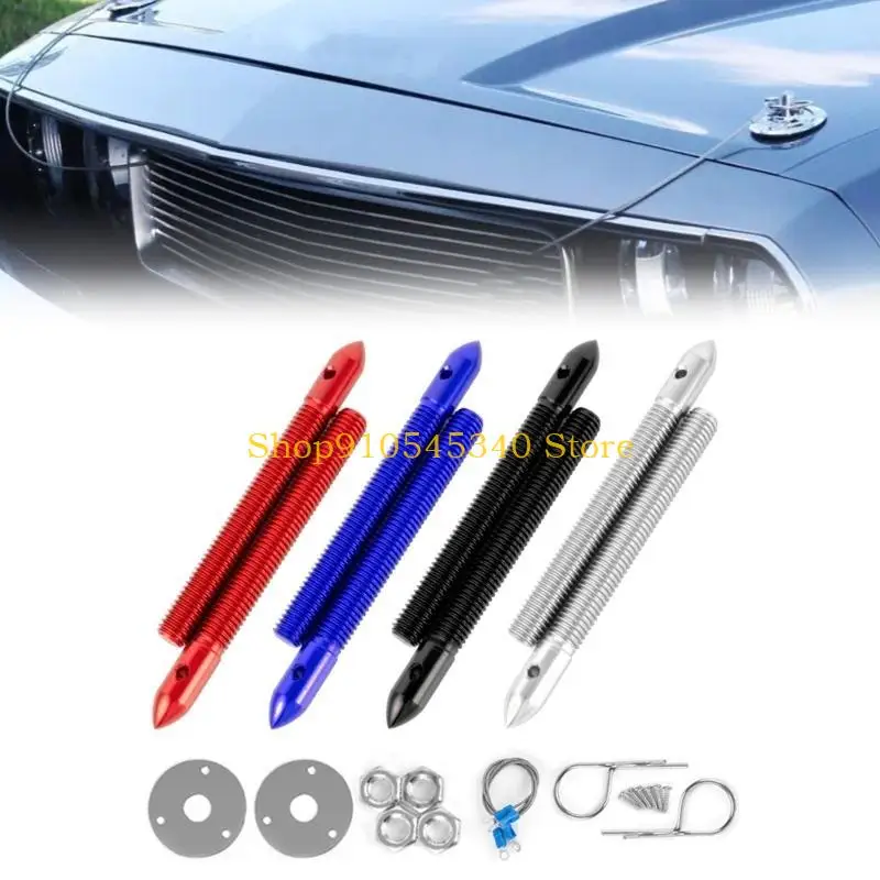 U2JA Car Modification Engine Lid Locks Mechanism Hood Latches Lock, Precise Designs Fit for Various Models, Weather Resistant
