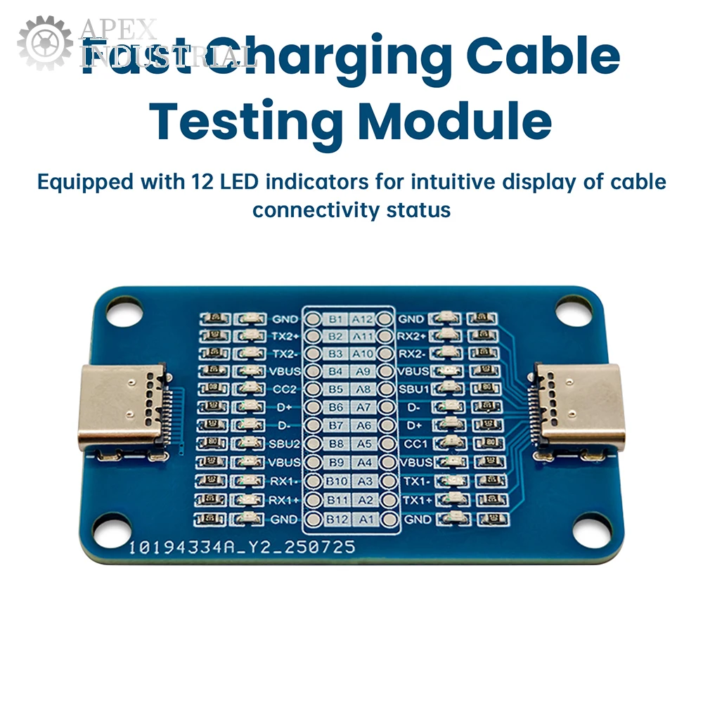 

New Double Headed Type-C Fast Charging Cable Testing Board Suitable for Apple Android Phone Cable Testing