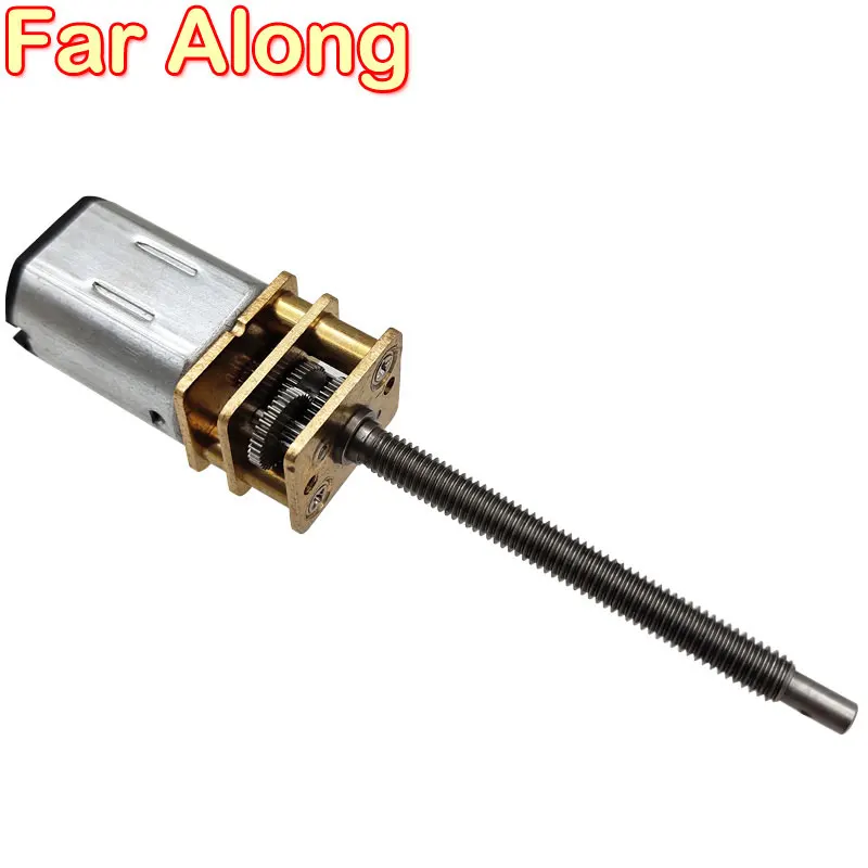 Long Threaded Shaft M3*34 3V6V12V Mini DC Geared Motors Low RPM To HIgh Speed 15-1000RPM Adjustable Speed Reversible In DC Motor