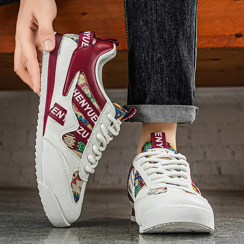 

Elastic Soft Bottom Men Casual Sneakers Relieve Foot Pressure Long Distance Walking Outdoor Travel Sports Practical Shoes