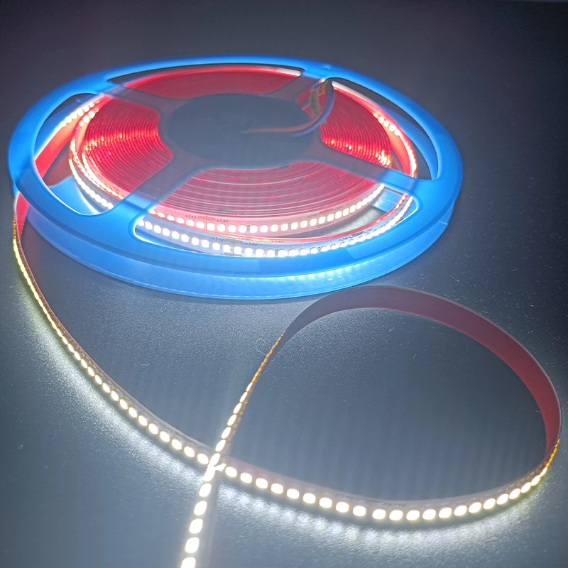 10m Bright 24V 2025 LED Strip 288 led/m 8mm 15w/m Flexible Soft Linear Tape Home 3000k Natural White 4000k Day White 6000k 6500k image 4