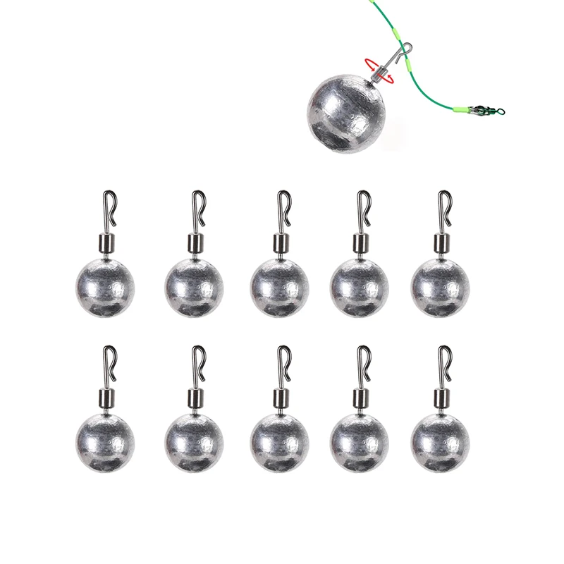 

Aroma 10pcs/Lot Fishing Weights Sinkers 3.5g 5g 7g 10g 14g 20g Fishing Sinker Carp Fishing Tackle Accessories