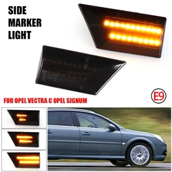 Dynamic LED  Side Marker Light Turn Signal Light for OPEL Vectra C 02-08 for Signum 03-08 Side Repeater Light Blinker Lamp