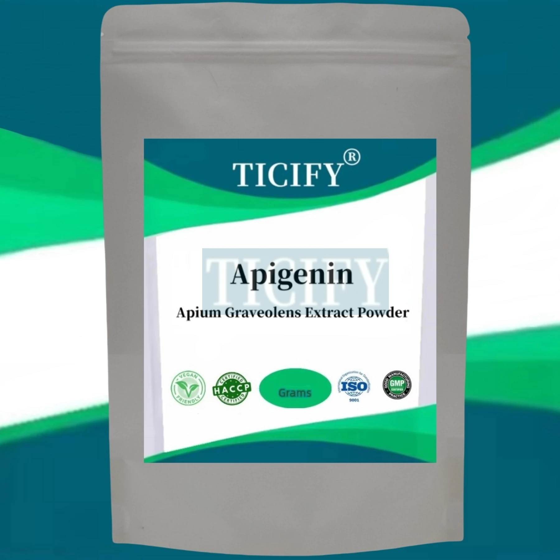 

Глобальная быстрая доставка Индивидуальная упаковка Apigenin 100% порошок экстракта селери в 4-слойных внутренних пластиковых пакетах из алюминиевой фольги